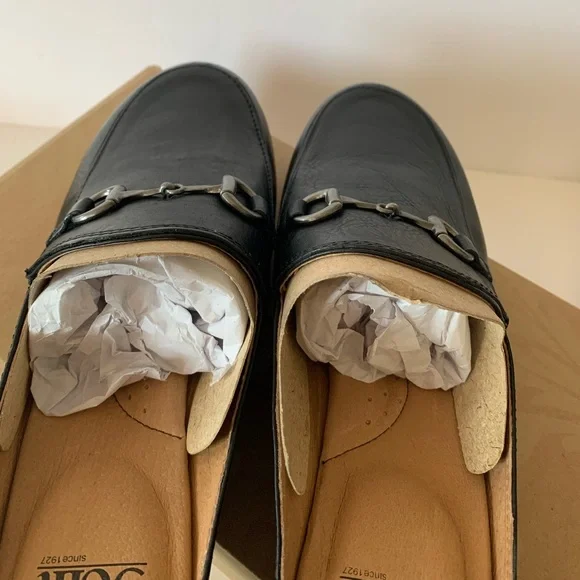 Sofft Mules Naoko Black Leather New in Box Size 10 - Picture 4 of 14